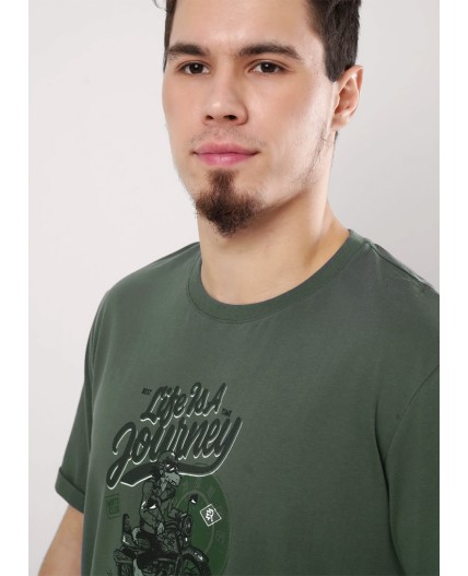 CLE MHP550822/1 Набор одежды муж., зелёный/т.серый