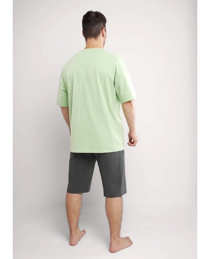 CLE MHP551022/1 Набор одежды муж., св.зелёный/т.серый