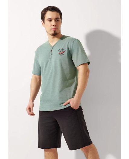 CLE MHP551122/1 Набор одежды муж., зелёный/чёрный