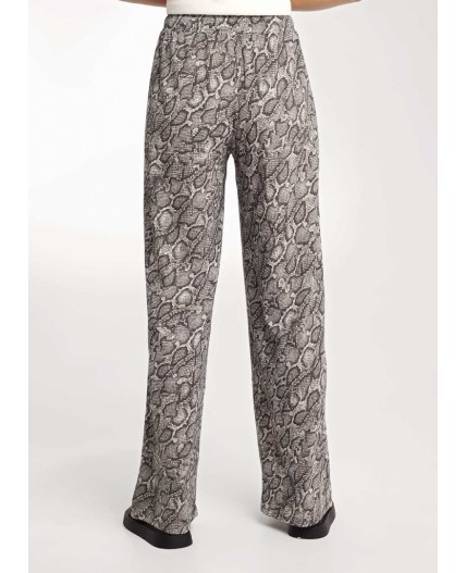 CLE Брюки жен. 256903/175эфн, молочный/т.серый