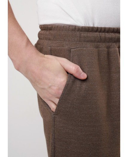 CLE Брюки муж. 552315/14ииж, т.коричневый/чёрный