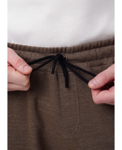 CLE Брюки муж. 552315/14ииж, т.коричневый/чёрный