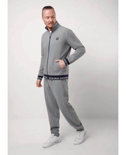 CLE Брюки муж. 552504/12зз maxi, меланж серый