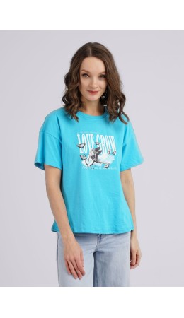 CLE Футболка жен. 246136кк_п, св.бирюзовый
