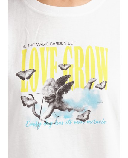 CLE Футболка жен. 246136кк_п, молочный