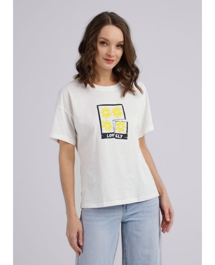 CLE Футболка жен. 246179кк_п, молочный