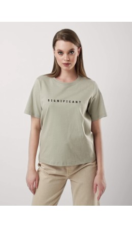 CLE Футболка жен. 256683кдт_п, оливковый