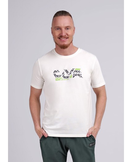 CLE Футболка муж. 442404/05г_п, молочный