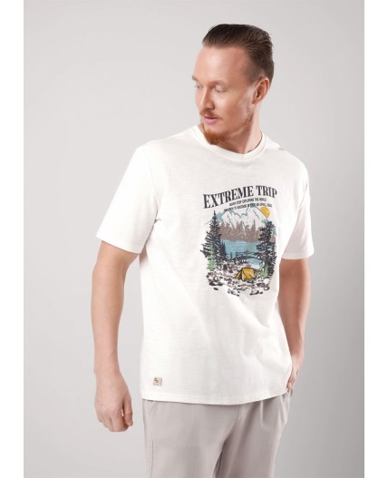 CLE Футболка муж. 550351/30о maxi_п, молочный