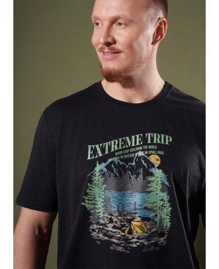 CLE Футболка муж. 550351/30о_п, т.серый