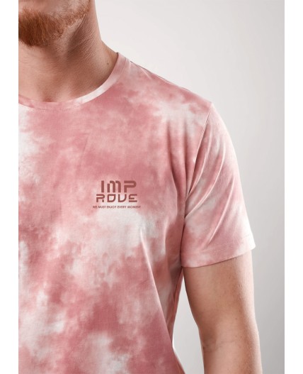 CLE Футболка муж. 551880/22кдн maxi_п, молочный/терракотовый