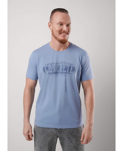 CLE Футболка муж. 552016/18г maxi_п, т.голубой