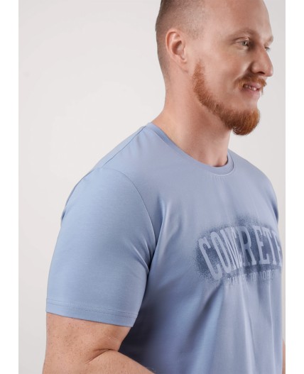 CLE Футболка муж. 552016/18г maxi_п, т.голубой