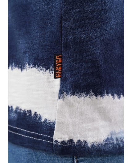 CLE Футболка муж. 552301/21он, т.синий/молочный