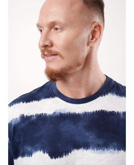 CLE Футболка муж. 552301/21он maxi, т.синий/молочный