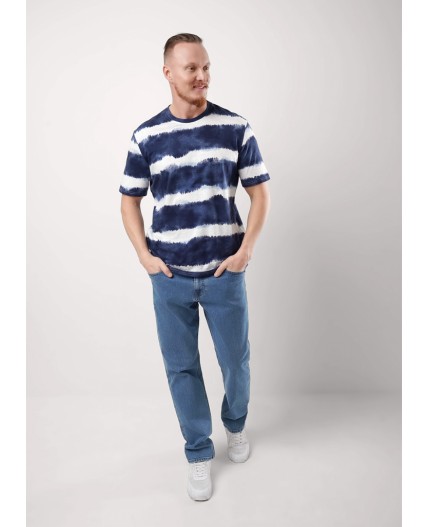 CLE Футболка муж. 552301/21он maxi, т.синий/молочный