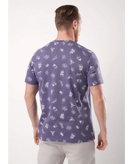 CLE Футболка муж. 552364/30он, т.серый/белый