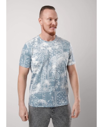 CLE Футболка муж. 552404/13ггн, серый/молочный