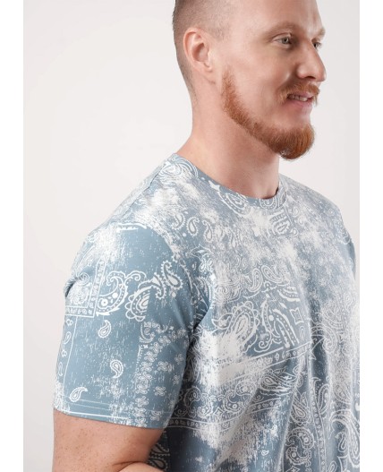 CLE Футболка муж. 552404/13ггн, серый/молочный