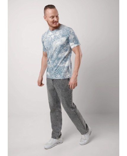 CLE Футболка муж. 552404/13ггн, серый/молочный