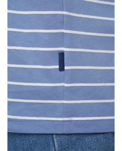 CLE Футболка муж. 552480/18кдн, т.голубой/молочный