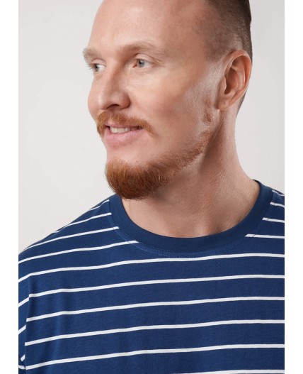 CLE Футболка муж. 552480/18кдн maxi, т.синий/молочный