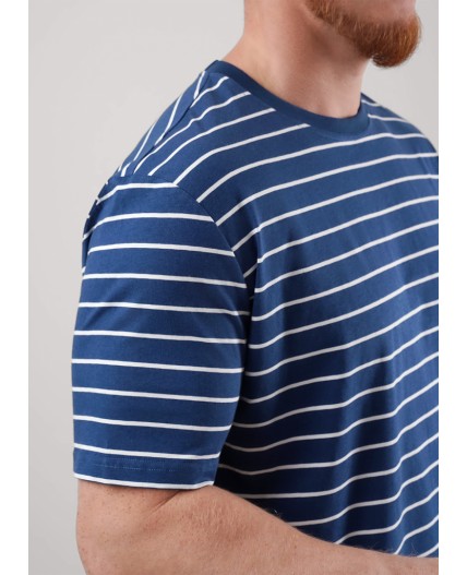 CLE Футболка муж. 552480/18кдн maxi, т.синий/молочный