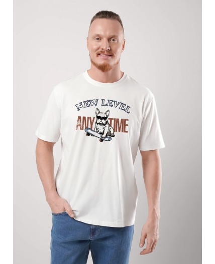 CLE Футболка муж. 552483/21кд maxi_п2, молочный