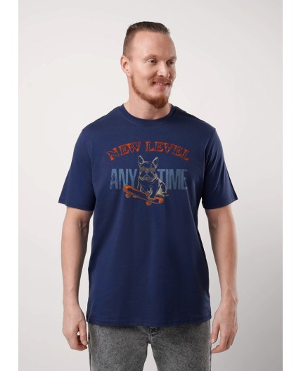 CLE Футболка муж. 552483/21кд_п2, т.синий