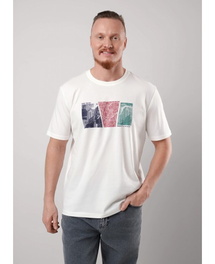 CLE Футболка муж. 552483/22кд maxi_п1, молочный