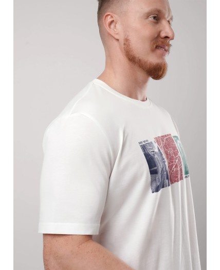 CLE Футболка муж. 552483/22кд maxi_п1, молочный