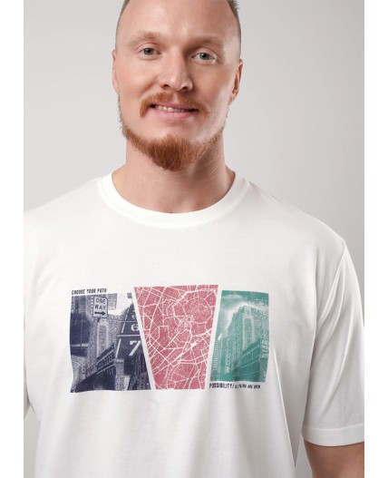 CLE Футболка муж. 552483/22кд_п1, молочный