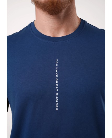 CLE Футболка муж. 552487/18кд_п, т.синий