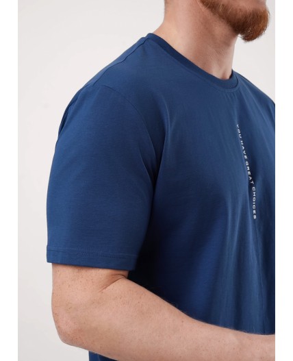 CLE Футболка муж. 552487/18кд_п, т.синий