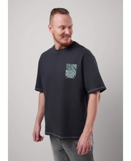 CLE Футболка муж. 552514/14шаф_п, т.серый