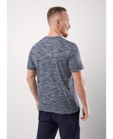 CLE Футболка муж. 552515/22кжн, т.синий/белый