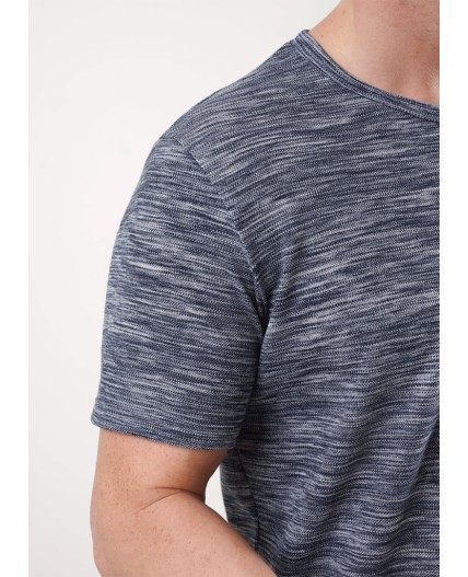 CLE Футболка муж. 552515/22кжн, т.синий/белый