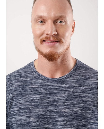 CLE Футболка муж. 552515/22кжн, т.синий/белый