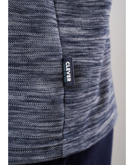 CLE Футболка муж. 552515/22кжн, т.синий/белый