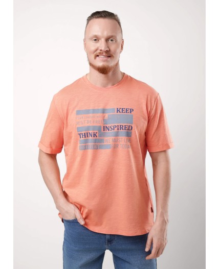 CLE Футболка муж. 552522/21о maxi_п, св.оранжевый