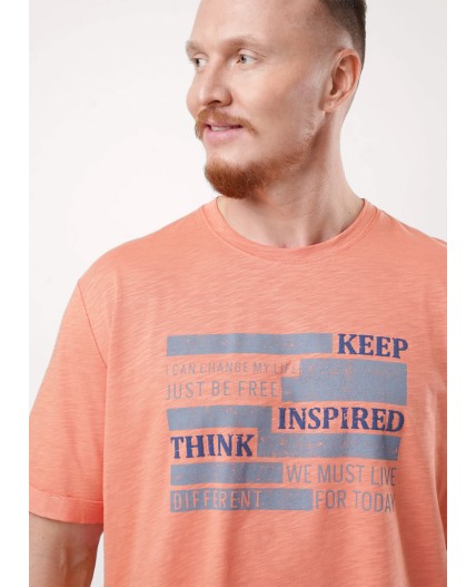 CLE Футболка муж. 552522/21о maxi_п, св.оранжевый