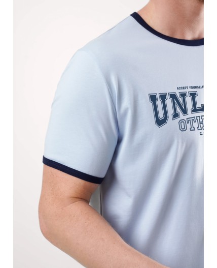 CLE Футболка муж. 552525/21кд maxi_п, св.голубой