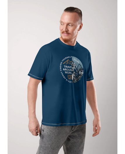 CLE Футболка муж. 552527/18кд_п, т.синий