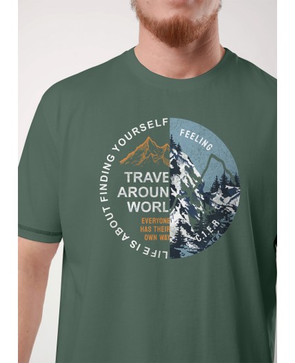 CLE Футболка муж. 552527/18кд_п, зелёный