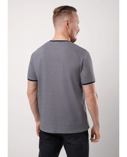CLE Футболка муж. 552538/23кжн, т.серый/белый