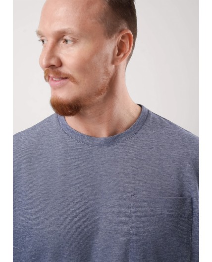 CLE Футболка муж. 552555/31зн, белый/синий