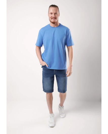 CLE Футболка муж. 552564/31шаф maxi, т.голубой