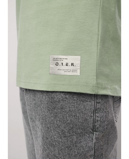 CLE Футболка муж. 652059кдт, св.зелёный