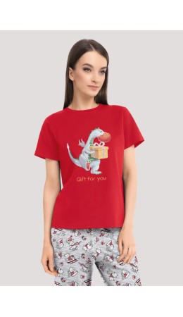 CLE LF13-1068у Джемпер жен. Отдельные вещи, красный