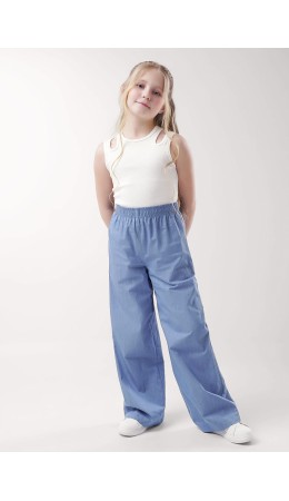 CLE Брюки дев. 853049/18дж, голубой